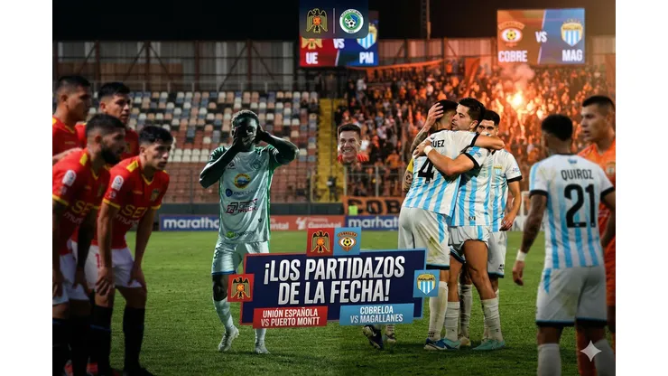 Programación Fecha 5 de la Primera B (Imagen IA).