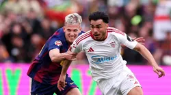 Gabriel Suazo aborda su presente en el Sevilla de España y lo compara con la presión que vivió en Colo Colo (Photo by David Ramirez/Soccrates/Getty Images)