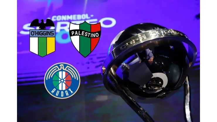Audax, Palestino y O'Higgins conocieron su destino en la Copa Sudamericana 2026.