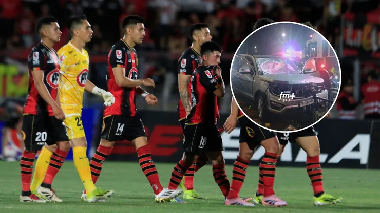 Futbolista de Rangers sufrió accidente de alto impacto en Talca. (Foto: Photosport / Radio FM+)