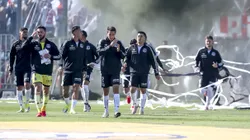 Colo Colo tuvo la visita de Carabineros en el Monumental. (Foto: Pepe Alvújar/Photosport)