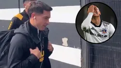 Cristián Zavala llegó en completo silencio al Monumental.