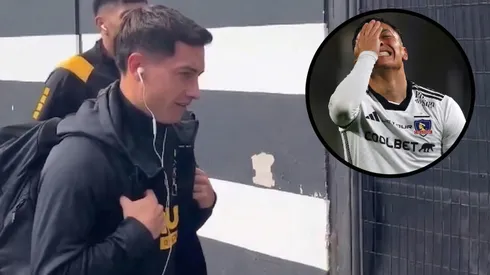 Cristián Zavala llegó en completo silencio al Monumental.