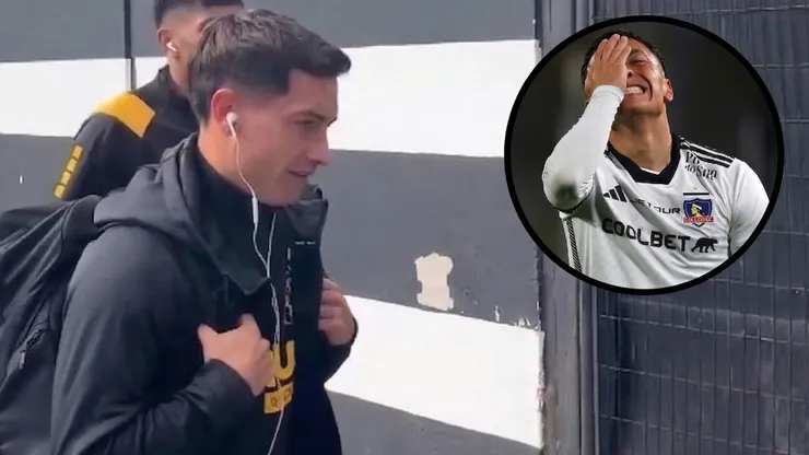 Cristián Zavala llegó en completo silencio al Monumental.