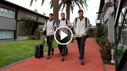 La Selección Chilena ya viaja a Nueva Zelanda.