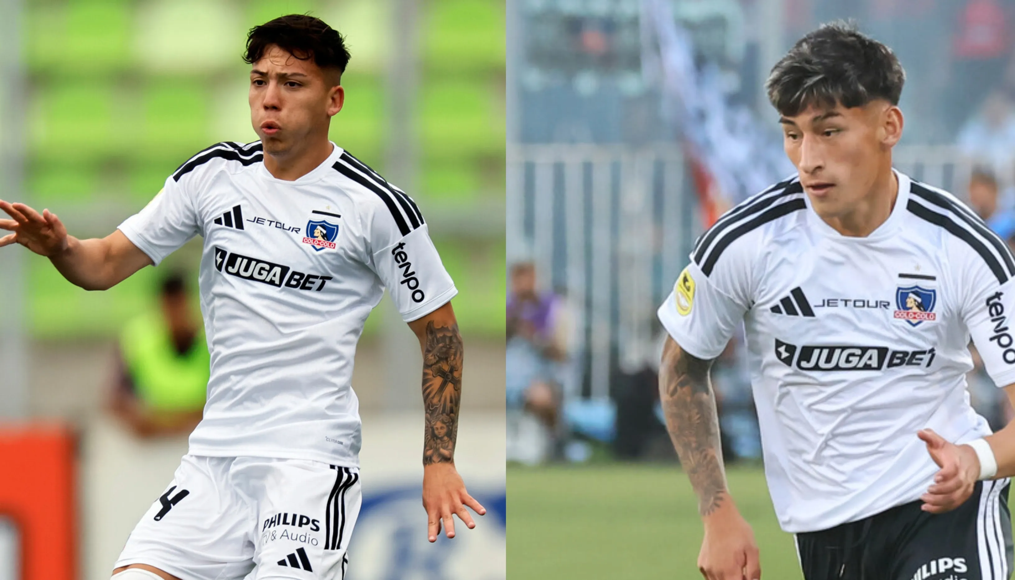 Los dos jóvenes delanteros albos no han logrado asentarse como fijos titulares en la oncena de Fernando Ortiz (Foto: Photosport)