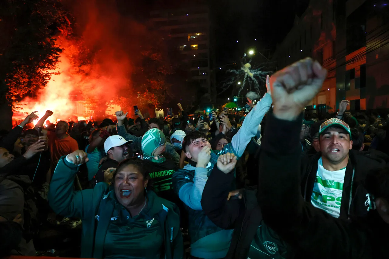 FEstejos en todo Valparaíso por la obtención de la Copa Libertadores Sub 20 (Foto: Photosport)