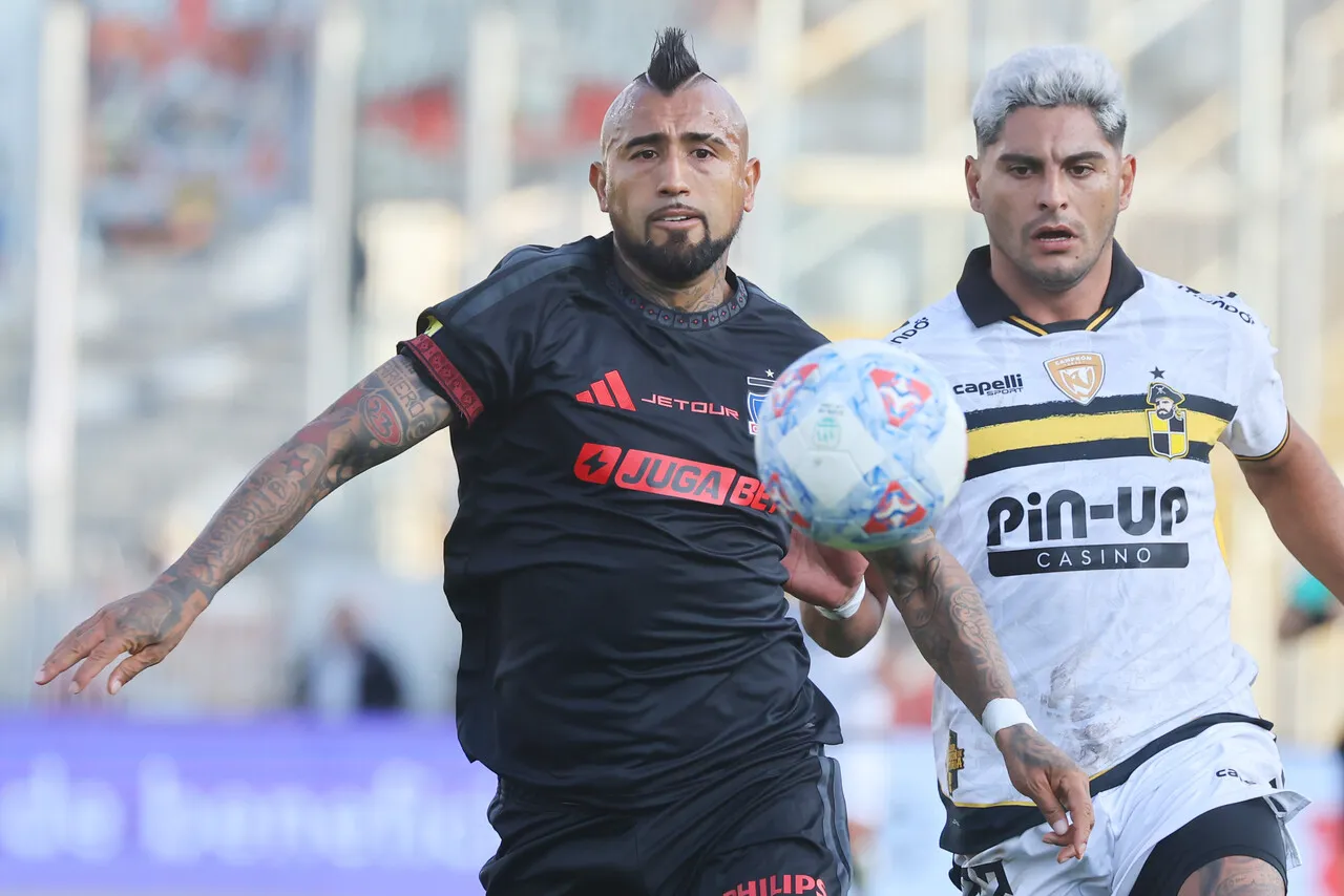 Vidal no hizo un buen partido ante Coquimbo. | Foto: Photosport