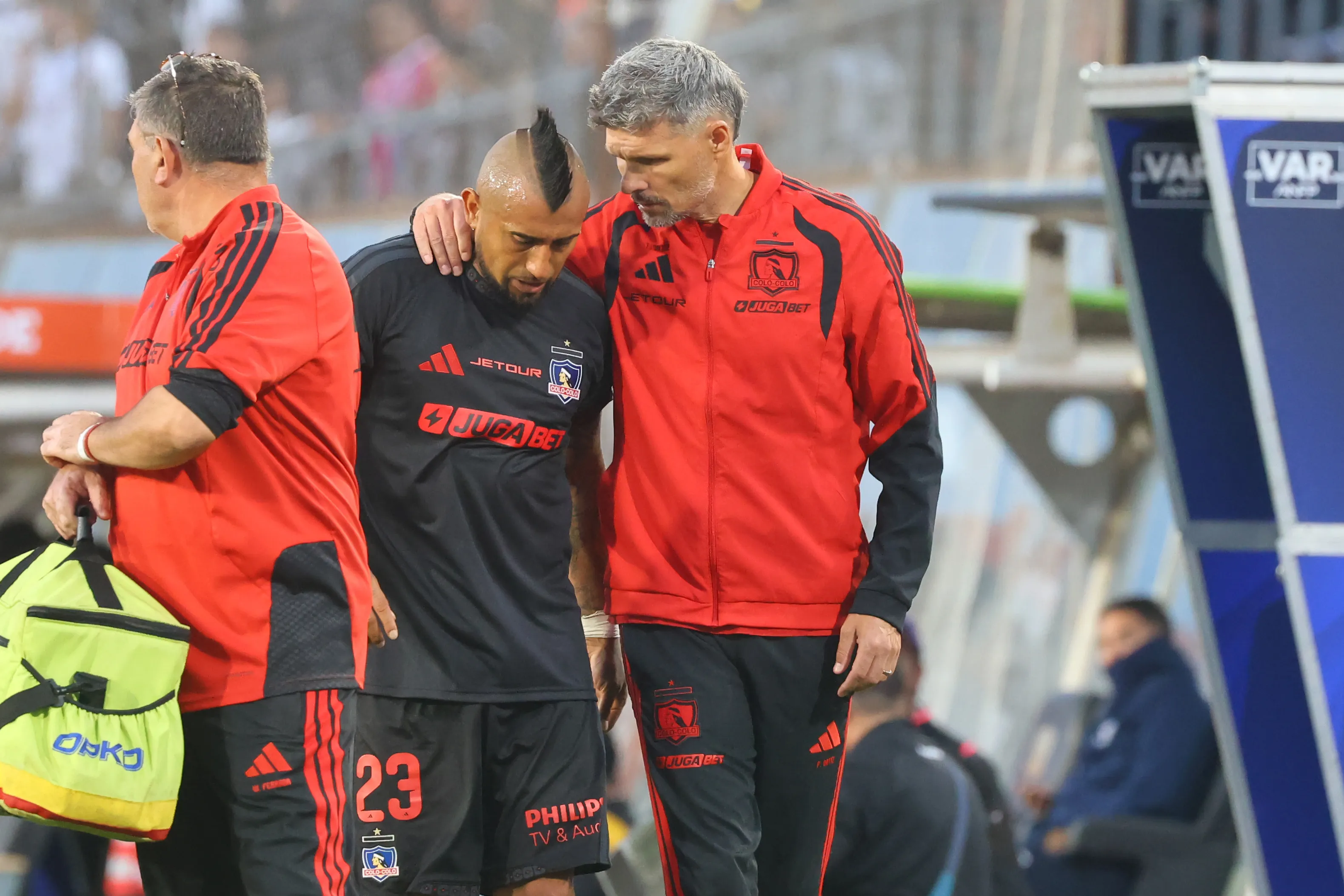 En Colo Colo deciden cuidar a Arturo Vidal y no estará ante Deportes Concepción. (Foto: Jonnathan Oyarzún/Photosport)