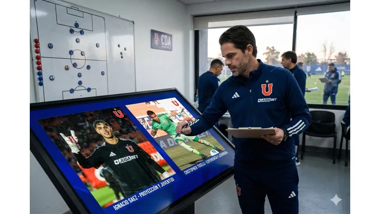 Fernando Gago tiene la tarea de elegir entre Cristopher Toselli e Ignacio Sáez.
