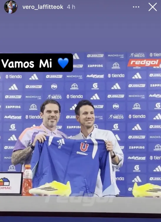 La historia que subió la esposa de Gago | FOTO: Captura