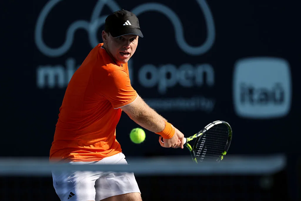 Alex Michelsen remontó un partidazo en el Miami Open y dejó en el camino al chileno (Getty Images).