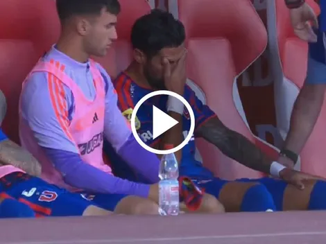 VIDEO: El llanto de Juan Martín Lucero tras sufrir nueva lesión en la U
