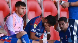 El exdelantero del Cacique dejó la cancha antes de los 10 minutos.