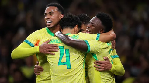 Los dirigidos por Carlo Ancelotti festejan en la victoria por 2-0 frente a Senegal en la anterior ventana internacional.