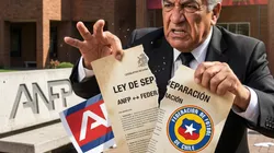 Reinaldo Sánchez molesto con la nueva ley (imagen creada con IA).