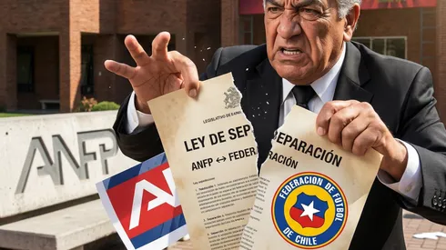 Reinaldo Sánchez molesto con la nueva ley (imagen creada con IA).