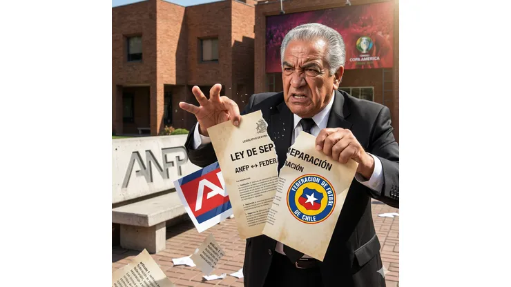 Reinaldo Sánchez molesto con la nueva ley (imagen creada con IA).