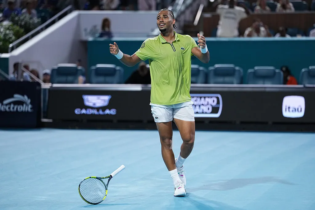 Arthur Fils ganó uno de los partidos más emocionantes del Miami Open (Getty Images).