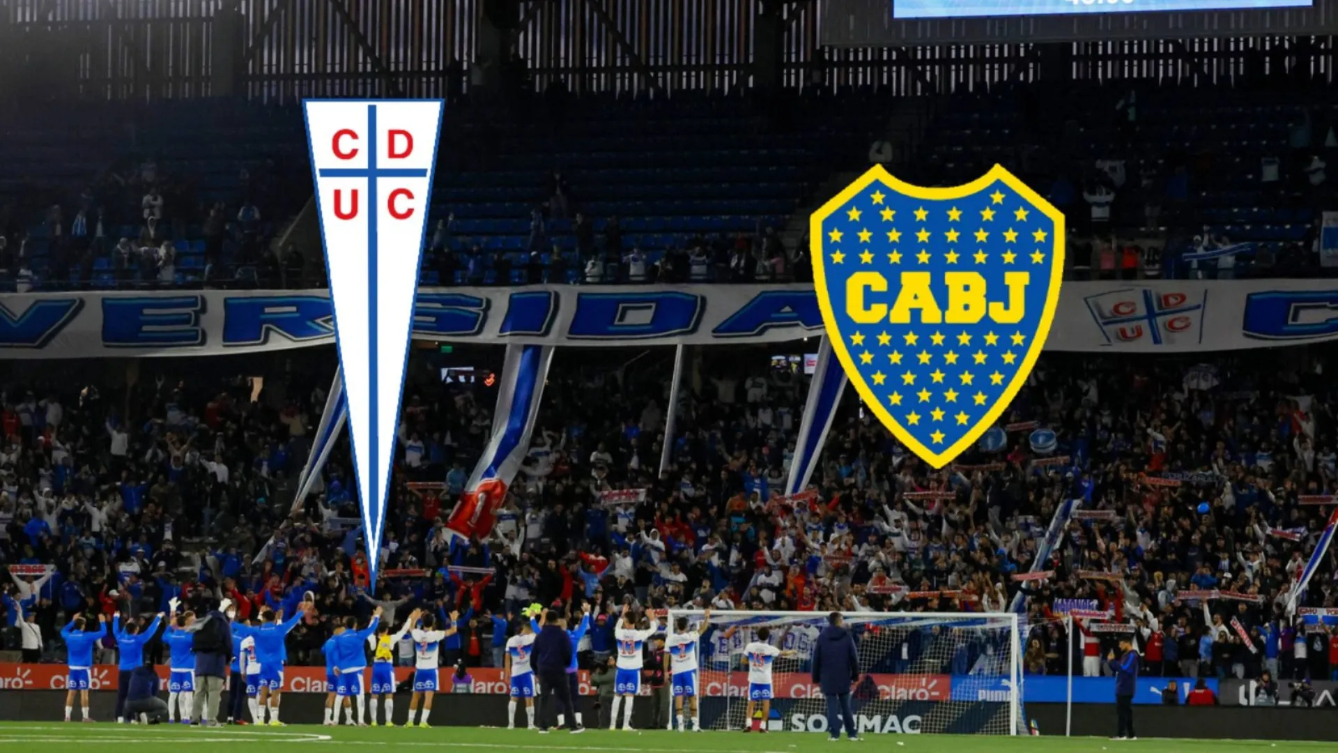 Complejo escenario para el debut de la UC en Copa Libertadores en Boca Juniors.