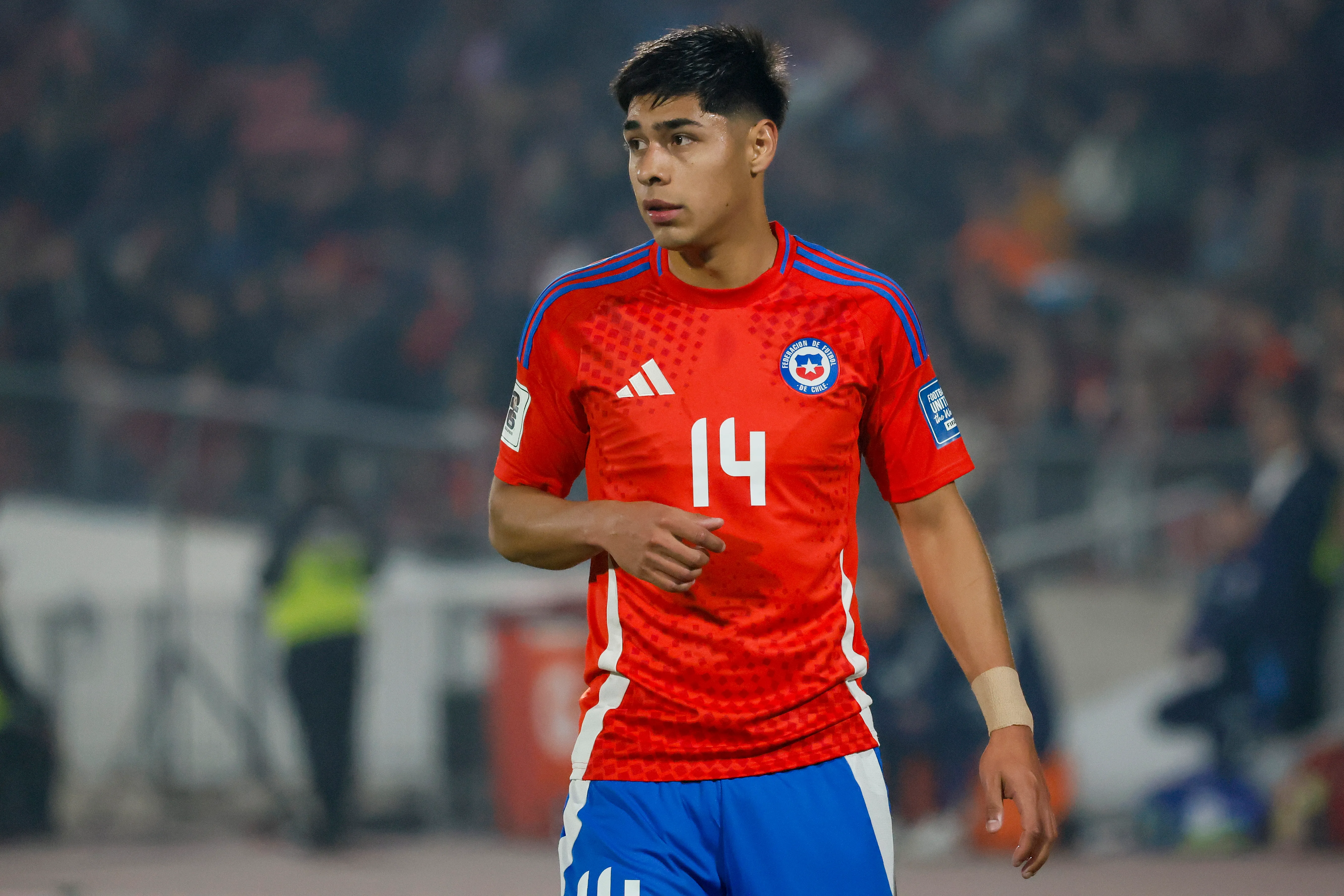 Darío Osorio será titular en la selección chilena.