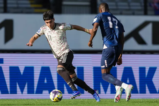 Darío Osorio entró en el entretiempo ante Cabo Verde | FOTO: Joshua Devenie / www.photosport.nz
