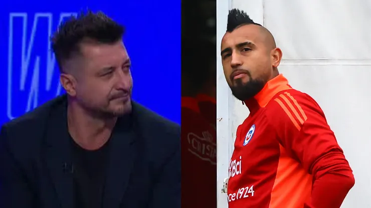 Nicolás Peric apuntó contra Arturo Vidal.