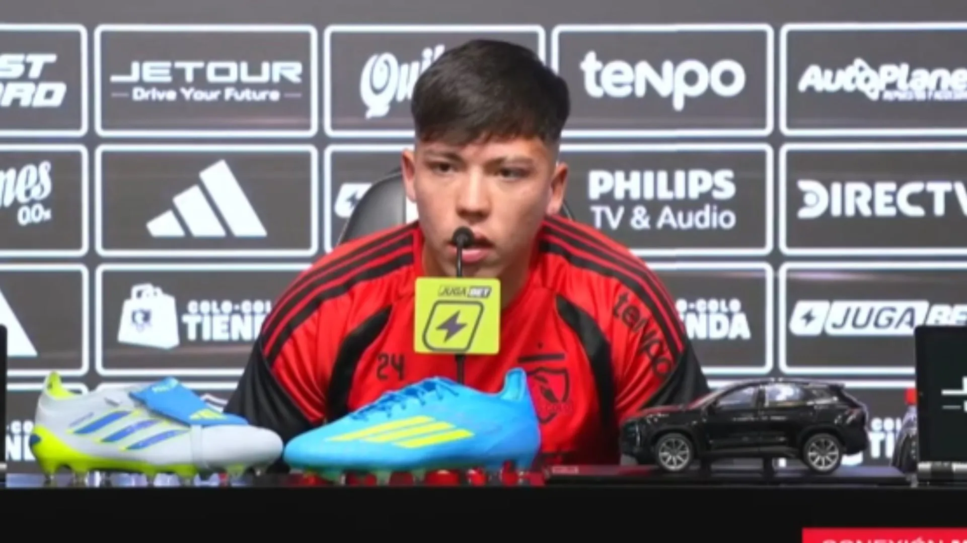 Leandro Hernández en conferencia de prensa. (Foto: Captura)