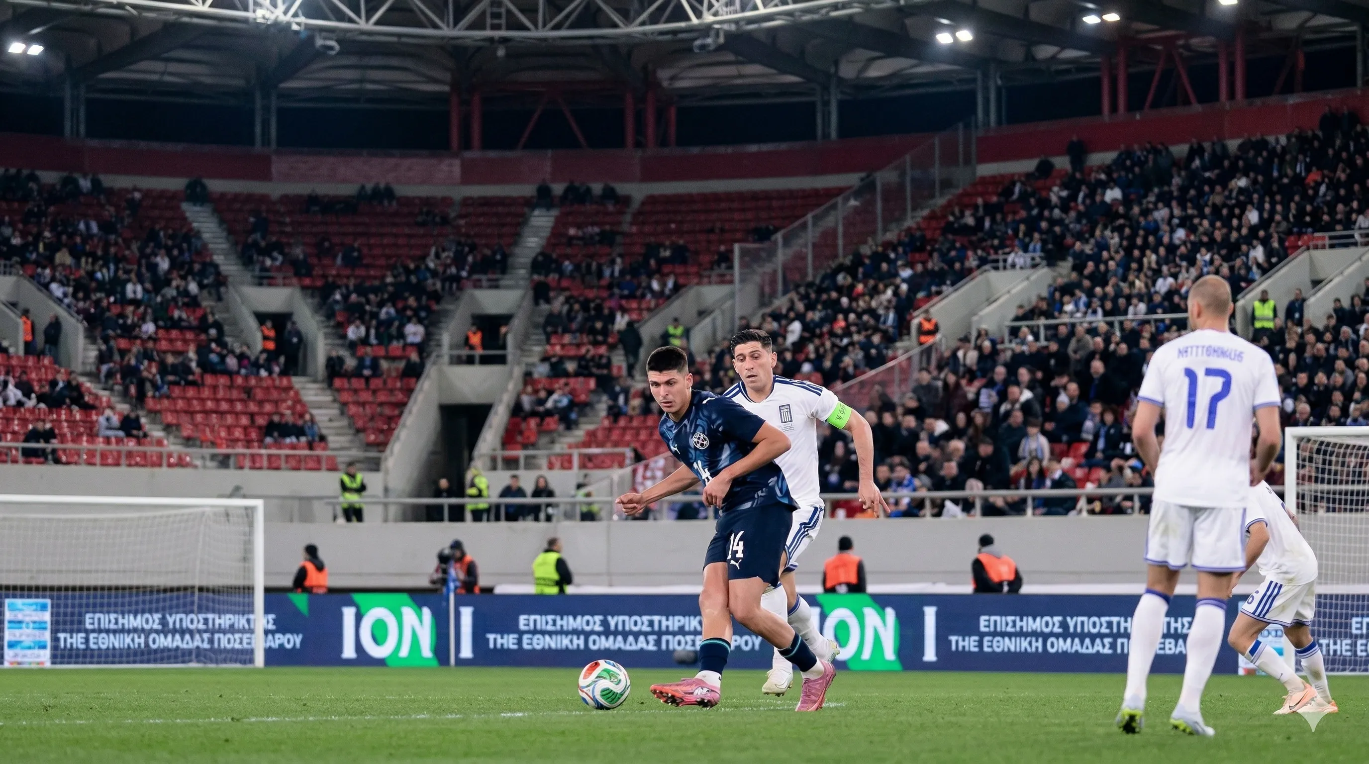 Lucas Romero fue titular en la selección paraguaya.