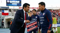 Jorge Potencia Vargas exige a Nicolás Córdova como DT de la selección chilena. (Imagen creada por IA)