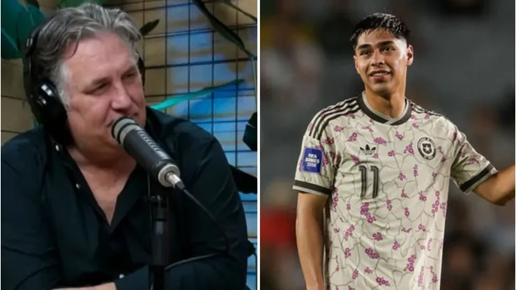 Luka Tudor carga contra Darío Osorio en la Selección Chilena