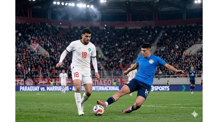 Paraguay con el jugador de la U, Lucas Romero, enfrenta a Paraguay.