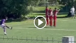 Video: El golazo de tiro libre del hijo de Pedro Morales que sorprende