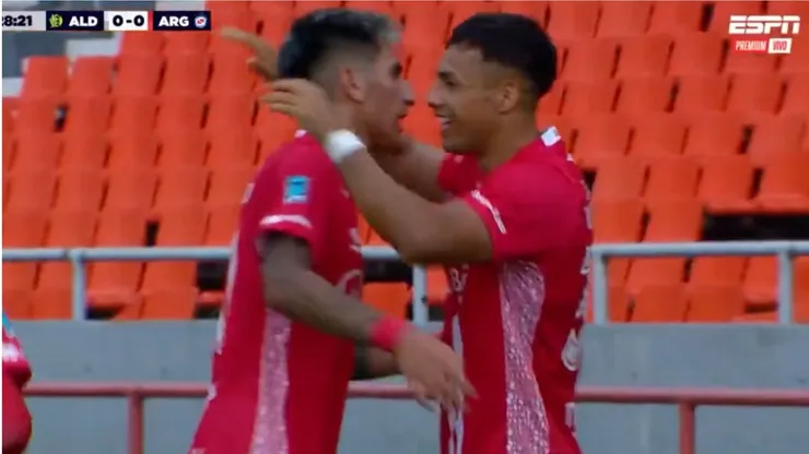 Iván Morales anotó su primer gol con la camiseta de Argentinos Juniors