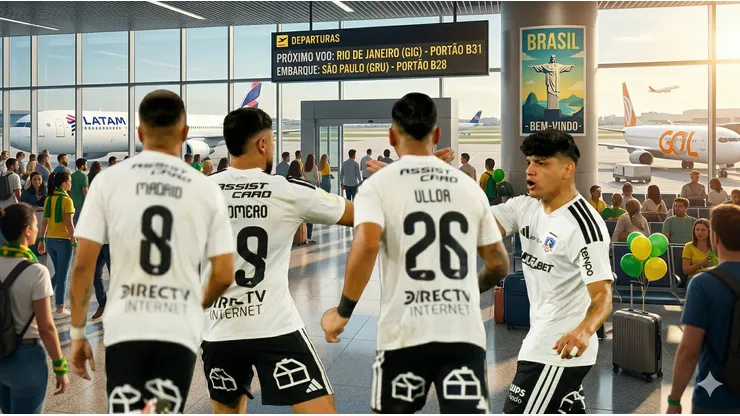 Joven figura de Colo Colo parte a Brasil. (Foto: IA)