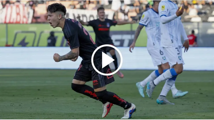 Leandro Hernández abrió el marcador en Colo Colo vs. Huachipato. (Foto: Photosport)