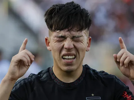 La emoción de Leandro Hernández tras su primer gol oficial con Colo Colo