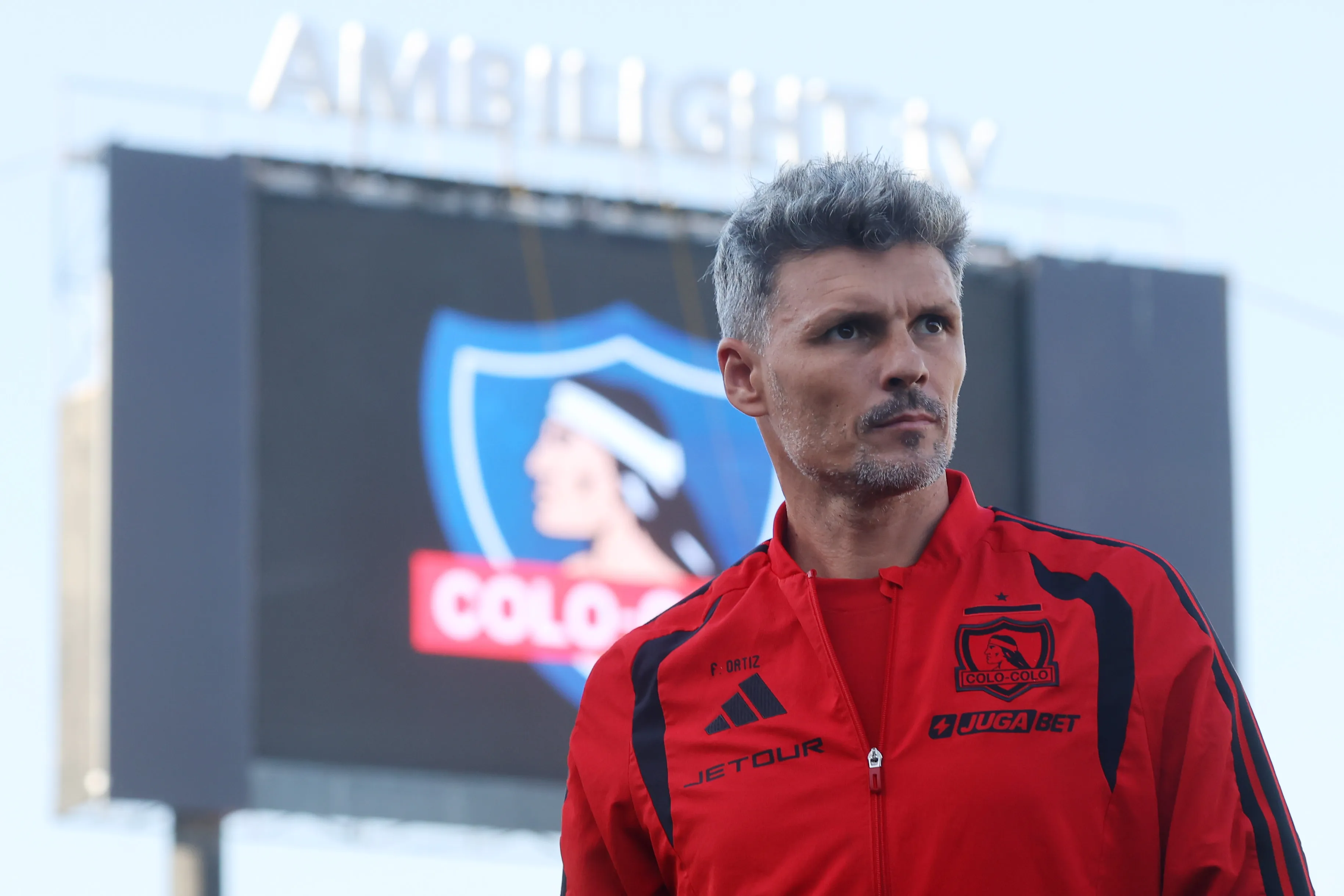 Fernando Ortiz en el partido de Colo Colo contra Huachipato. (Foto: Jonnathan Oyarzún/Photosport)
