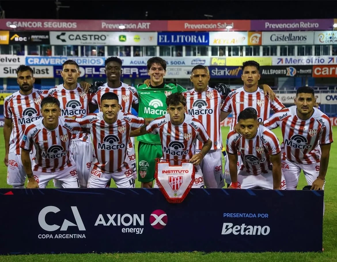 Guerra fue titular en el triunfo de Instituto | Foto: Instagram