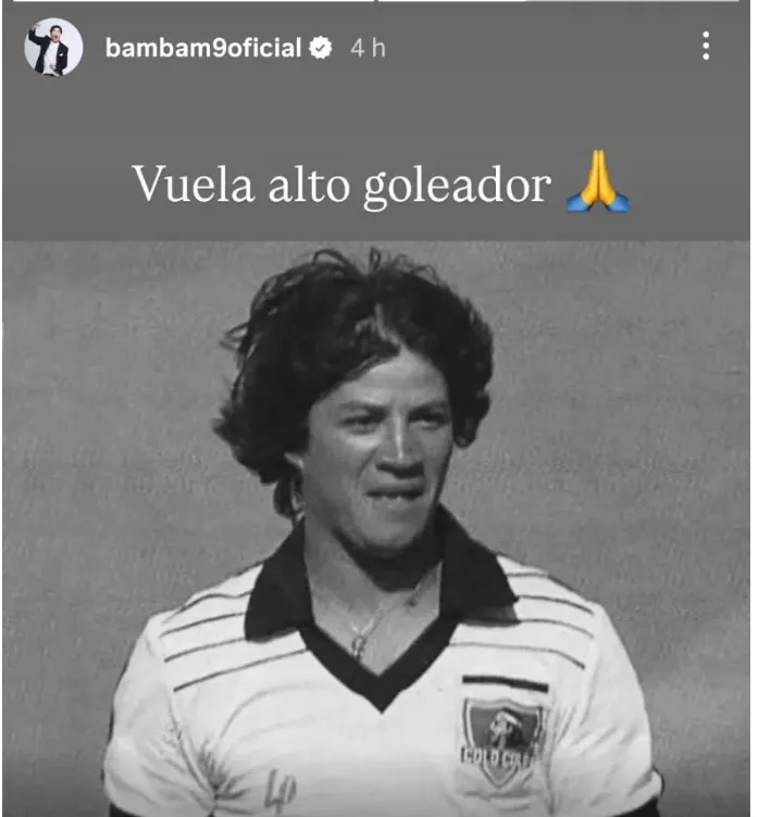 Zamorano reacciona a la triste partida de Pititore Cabrera (Foto: captura)