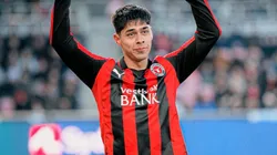 Darío Osorio anotó un tremendo golazo para el Midtjylland