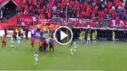 Hinchas de Independiente protagonizaron violento episodio.