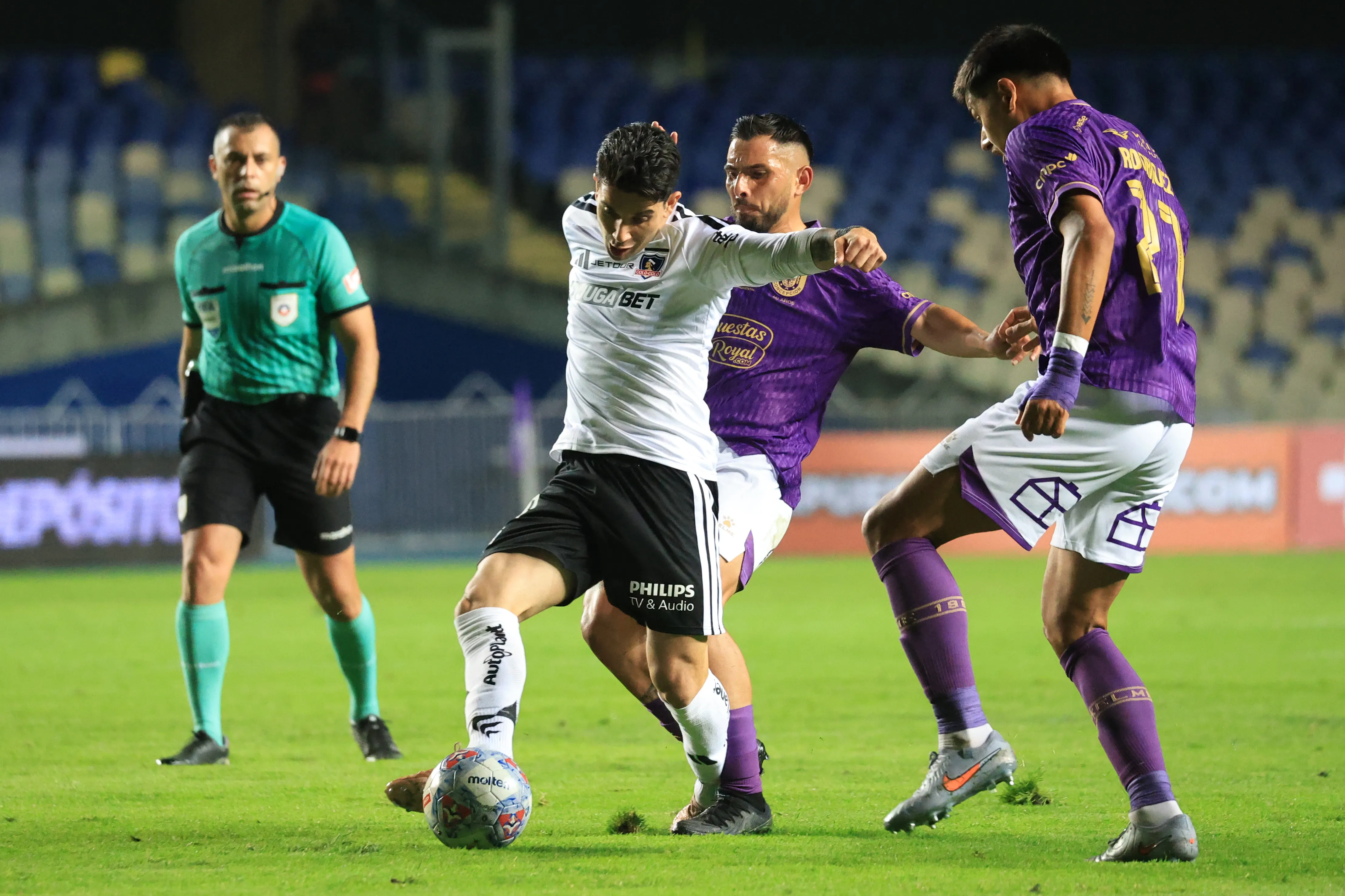 Colo Colo se impuso por 3-1 a Deportes Concepción por la segunda fecha del Grupo A de la Copa de la Liga 2026. (Foto: Eduardo Fortes/Photosport)