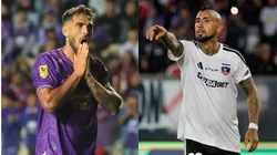 Joaquín Larrivey se rindió ante Arturo Vidal.