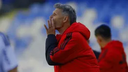 Fernando Ortiz en el triunfo de Colo Colo ante Deportes Concepción. (Foto: Marco Vázquez/Photosport)