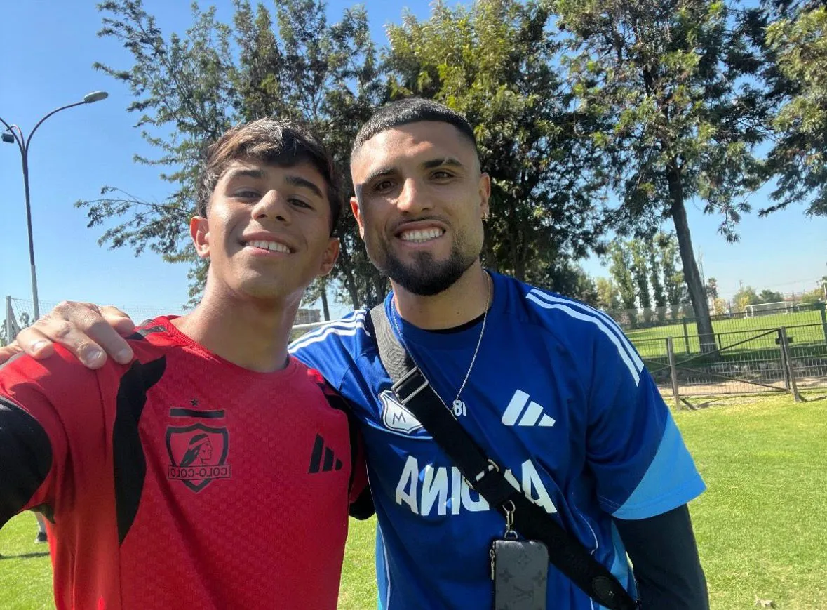 Valentino Fernández junto a Rodrigo Ureña. (Foto: Instagram)
