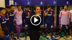 Fuerte arenga de Fernando Gago en el camarín de la U