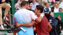 Wawrinka luchó pero cayó en dos sets ante Báez.