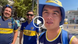 Hinchas chilenos de Boca Juniors.