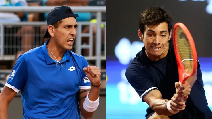 Alejandro Tabilo y Cristian Garin salen a la pista este miércoles en Montecarlo.
